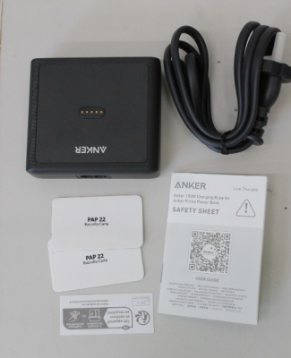 РАСПРОДАЖА. Anker Prime Charging Base for Power Bank, 100W  |  A1902311  |  Черный  |  РАСПАКОВАН, УПАКОВКА С КРЫТИЯМИ, ЦАРАПИНА