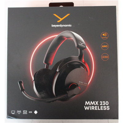 РАСПРОДАЖА. Beyerdynamic MMX 230 Black Bluetooth ANC наушники, беспроводные  |  РАСПРОДАЖА. Наушники  |  MMX 230  |  Bluetooth  |  Овер-Эар  |  Микрофон  |  Черный  |  Шумоподавление  |  DEMO, НЕТ USB АДАПТЕРА  |  Гарантия 24 месяца  |  Беспроводные