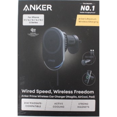 РАСПРОДАЖА. Anker Prime Wireless Car Charger Qi2.2 25W беспроводная зарядка (MagGo, AirCool, Pad)  |  Anker Prime Wireless Car Charger Qi2.2, 25W беспроводная зарядка (MagGo, AirCool, Pad)  |  DEMO