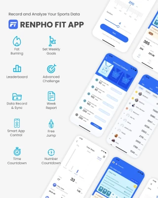 Беспроводная умная скакалка RENPHO