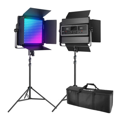 2 NEEWER RGB1200 60W V4 LED gaismu komplekts