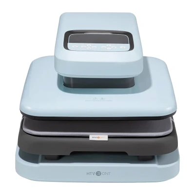 HTVRONT Auto 2 Digit Heat Transfer Press (Gaiši zils)