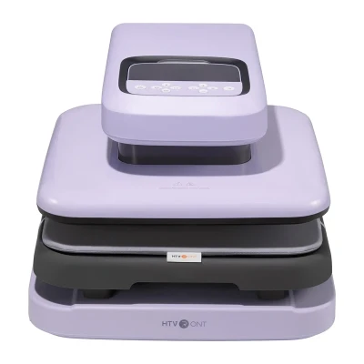 HTVRONT Auto 2 Digit Heat Transfer Press (Purple)