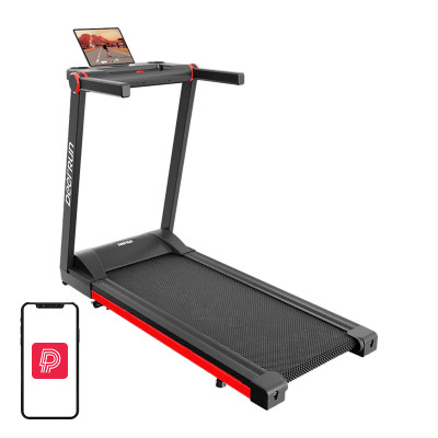 Складной электрический беговая дорожка DeerRun A1 Pro (черный и красный)