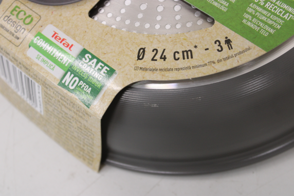 SALE OUT. Tefal C4260443 Renewal 24 cm Grey Induction Frypan  |  TEFAL Pan  |  C4260443  |  Frying  |  Diameter 24 cm  |  Suitable for induction hob  |  Fixed handle  |  Grey  |  DAMAGED PAINT