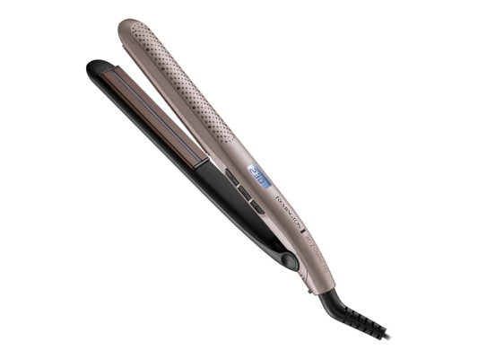 Remington  |  Увлажняющий выпрямитель PRO Wet 2 Straight  |  S7970  |  Керамическая система нагрева  |  Температура (макс) 230 °C  |  Розовый / Золотой