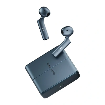 Timekettle W4 Plus AI Interpreter Earbuds  |  Real-Time Translation  |  52 Languages  |  Blue