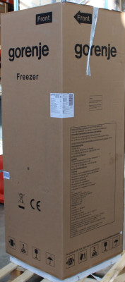 SALE OUT.  |  Gorenje Freezer  |  FN617EES5  |  Energy efficiency class E  |  Upright  |  Free standing  |  Height 172 cm  |  Total net capacity 240 L  |  No Frost system  |  Display  |  Stainless Steel  |  DAMAGED INNER PACKAGING