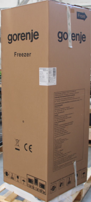 SALE OUT.  |  Gorenje Freezer  |  FN617EES5  |  Energy efficiency class E  |  Upright  |  Free standing  |  Height 172 cm  |  Total net capacity 240 L  |  No Frost system  |  Display  |  Stainless Steel  |  DAMAGED INNER PACKAGING