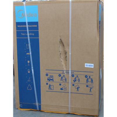 SALE OUT. Midea MF100T70BA10 / W-HR Washing Machine, D, Top loading, Washing 7 kg, White  |  SALE OUT.  |  Midea Washing Machine  |  MF100T70BA10 / W-HR  |  Energy efficiency class A  |  Top loading  |  Washing capacity 7 kg  |  1200 RPM  |  Depth 61 cm  