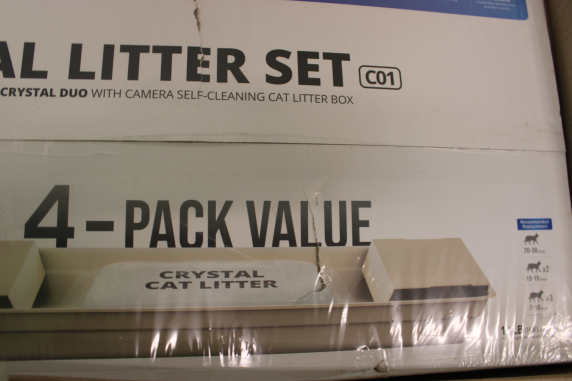 IZPĀRDOŠANA.  |  PETKIT Crystal Litter for Purobot Crystal Duo, 4 bags  |  DAMAGED PACKAGING