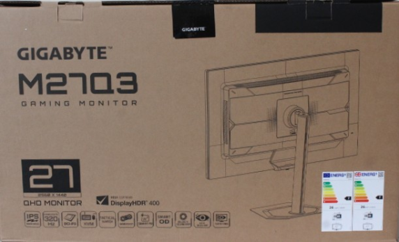РАСПРОДАЖА. Gigabyte Gaming Monitor 27" M27Q3 EK  |  РАСПРОДАЖА.  |  Gigabyte M27Q3 EK  |  27 "  |  IPS  |  QHD  |  300 Hz  |  1 ms  |  2560 x 1440 pixels  |  400 cd / m²  |  HDMI ports quantity 2  |  Warranty 36 month(s)  |  DAMAGED INNER PACKAGING, DEMO