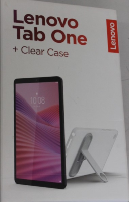 SALE OUT. Lenovo Tab One 8.7 HD Touch MediaTek Helio G85 / 4GB / 64GB / Arm Mali-G52 / Android 14 / Grey / 2Y Warranty  |  SALE OUT.  |  Lenovo Tab One Wi-Fi (without power adapter)  |  ZAF00254SE  |  8.7 "  |  Luna Grey  |  IPS  |  1340 x 800 pixels  |  