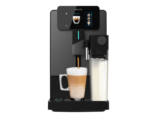 Кофемашина Cecotec  |  Cremmaet Latte Touch  |  Давление насоса 19 бар  |  Встроенный вспениватель молока  |  Суперавтоматическая  |  Черная  |  1500 Вт