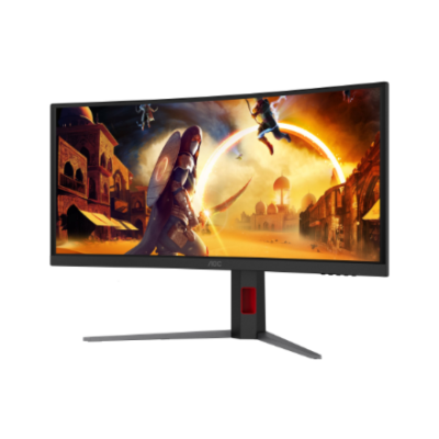AOC CU34G4CA  |  34 "  |  Fast VA  |  WQHD  |  21:9  |  180 Hz  |  1 ms  |  3440 x 1440 pixels  |  450 cd / m²  |  HDMI ports quantity 2  |  Black