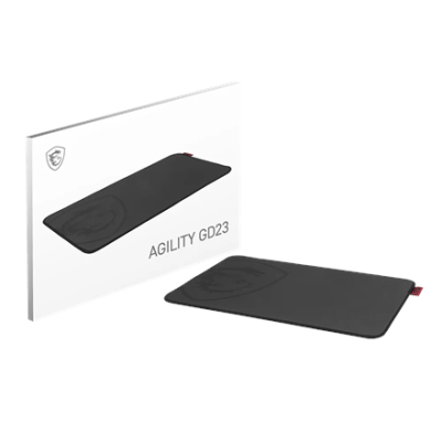 MSI Agility GD23  |  Mouse pad  |  220 x 320 x 3 mm  |  Black