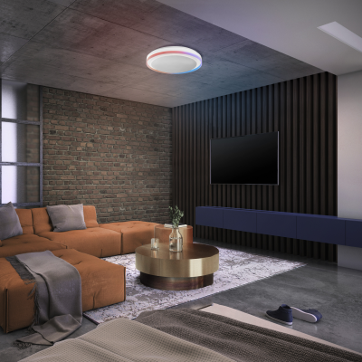 Osram SMART+ WIFI ORBIS MAGIC WALL / CEILING 500mm RGB+TW Dimmējams baltais  |  38 W  |  RGBTW  |  Wi-Fi