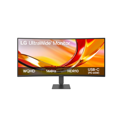 LG 34U640B-B UltraWide  |  34 "  |  VA  |  WQHD  |  21:9  |  144 Hz  |  5 ms  |  3440 x 1440 pixels  |  300 cd / m²  |  HDMI ports quantity 2