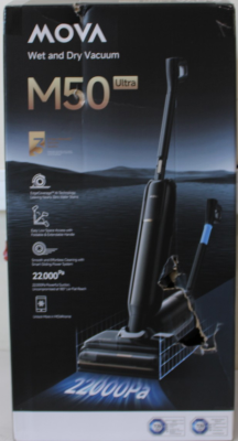 РАСПРОДАЖА.  |  MOVA Wet and Dry Vacuum cleaner  |  M50 Ultra  |  Беспроводной  |  Ручной  |  Функция мойки  |  450 W  |  Время работы (макс) 40 мин  |  Серый  |  Гарантия 36 месяцев  |  ПОВРЕЖДЕННАЯ УПАКОВКА