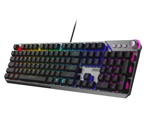 MSI STRIKE 600 V2 SILENT  |  Игровая клавиатура  |  Проводная  |  США  |  Механическая - Тихая