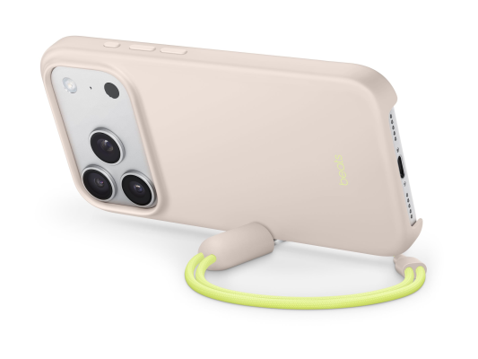 Apple iPhone 17 Pro Kickstand Case with MagSafe and Camera Control - Lime Stone  |  Apple