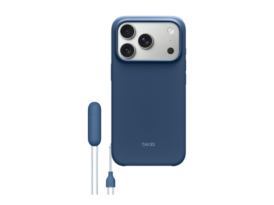 Apple iPhone 17 Pro Kickstand Case with MagSafe and Camera Control - Bedrock Blue  |  Apple