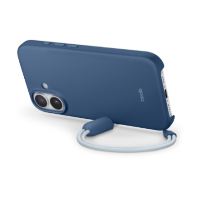 Apple iPhone 17 Kickstand Case with MagSafe and Camera Control - Bedrock Blue  |  Apple