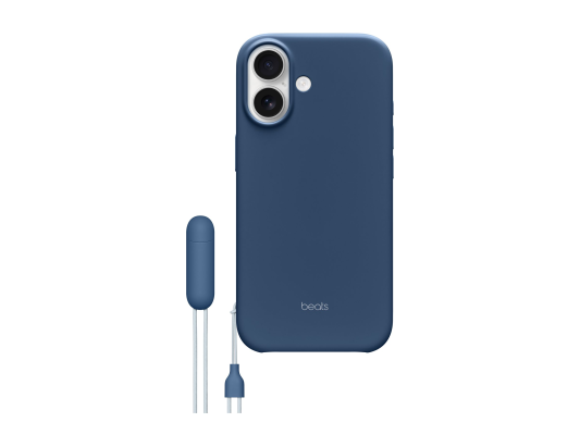 Apple iPhone 17 Kickstand Case with MagSafe and Camera Control - Bedrock Blue  |  Apple