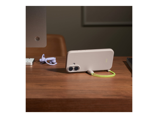 Apple iPhone 17 Kickstand Case with MagSafe and Camera Control - Lime Stone  |  Apple
