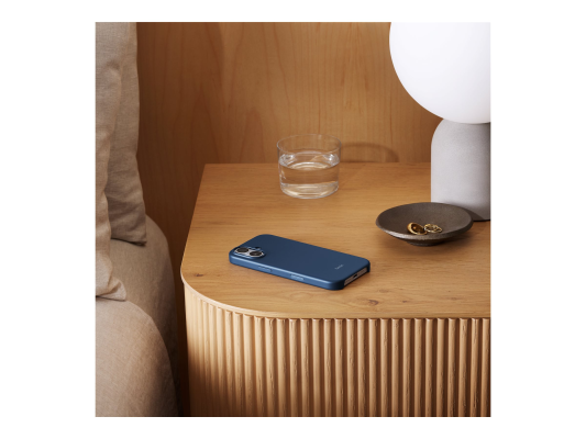 Apple iPhone 17 Case with MagSafe and Camera Control — Bedrock Blue  |  Apple