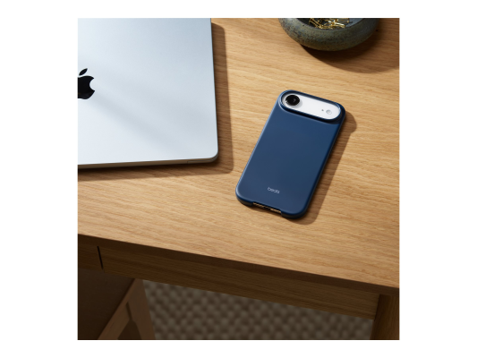 Apple iPhone Air Case with MagSafe and Camera Control — Bedrock Blue  |  Apple