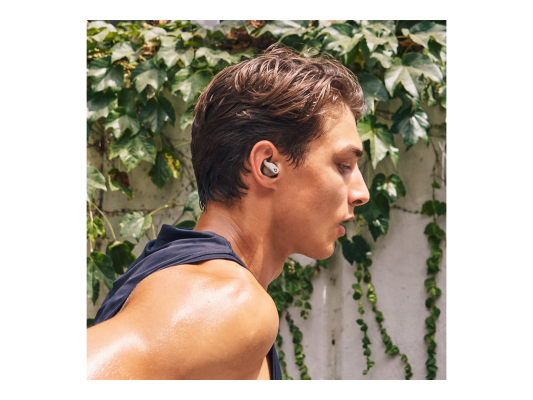 Beats Powerbeats Fit - Wireless Noise-Cancelling Workout Earbuds with Ultimate Secure Fit - Gravel Grey  |  Beats