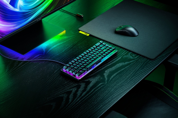 Razer Hall Effect Magnetic Esports Tastatūra  |  Huntsman V3 HE Magnētiska Mini 65% 8KHz  |  Tastatūra  |  Vadu  |  ASV  |  Razer Hall Effect Magnētiskie Slēdži