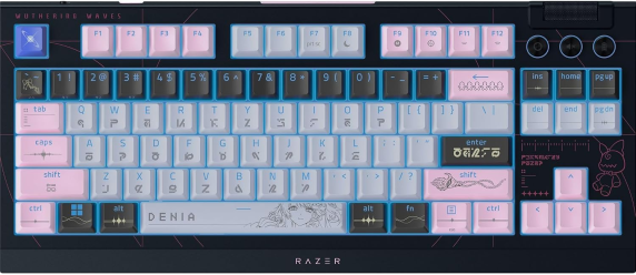 Razer  |  BlackWidow V4 Tenkeyless HyperSpeed  |  Gaming Keyboard  |  Wireless  |  US  |  Orange Switch  |  Wuthering Waves Edition