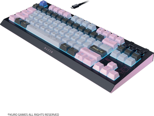 Razer  |  BlackWidow V4 Tenkeyless HyperSpeed  |  Gaming Keyboard  |  Wireless  |  US  |  Orange Switch  |  Wuthering Waves Edition