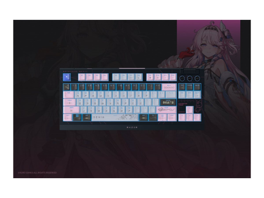Razer  |  BlackWidow V4 Tenkeyless HyperSpeed  |  Gaming Keyboard  |  Wireless  |  US  |  Orange Switch  |  Wuthering Waves Edition