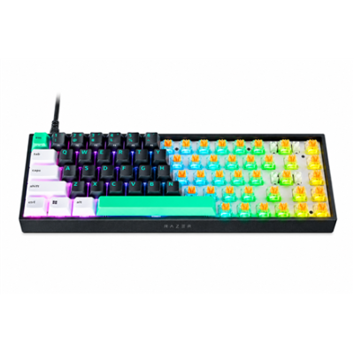 Razer  |  Reclusa X Mini 65%  |  Mechanical Gaming Keyboard  |  Wired  |  US  |  Razer Mechanical Switches Gen-3 (Tactile)  |  Black