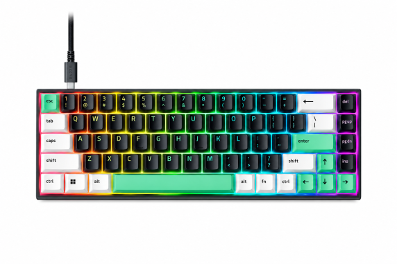 Razer  |  Reclusa X Mini 65%  |  Mechanical Gaming Keyboard  |  Wired  |  US  |  Razer Mechanical Switches Gen-3 (Tactile)  |  Black