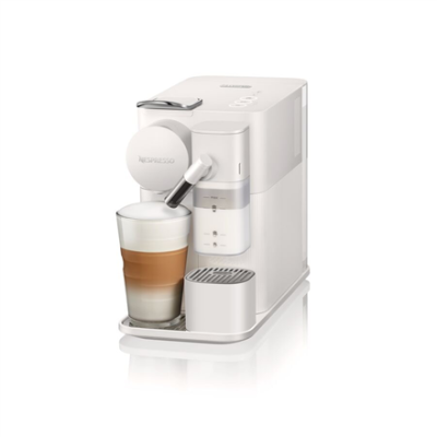 Delonghi  |  Coffee Machine  |  EN510.W Lattissima One  |  Pump pressure 19 bar  |  Built-in milk frother  |  Automatic  |  1450 W  |  White