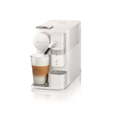 Delonghi  |  Coffee Machine  |  EN510.W Lattissima One  |  Pump pressure 19 bar  |  Built-in milk frother  |  Automatic  |  1450 W  |  White