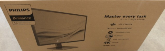 РАСПРОДАЖА. PHILIPS 439P1 / 00 43" P Line 16:9 / 3840x2160 / 400cdm2 / 4ms / HDMI DP USB-C  |  РАСПРОДАЖА. Philips  |  P Line  |  439P1 / 00  |  43 "  |  VA  |  4K UHD  |  16:9  |  60 Hz  |  4 ms  |  3840 x 2160  |  400 cd / m²  |  Выход для наушников  | 