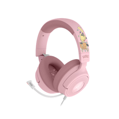Razer Gaming Headset  |  Kraken V4 X  |  Wired  |  On-ear  |  Microphone  |  Pikachu & Eevee Edition