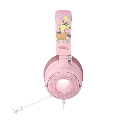 Razer Gaming Headset  |  Kraken V4 X  |  Wired  |  On-ear  |  Microphone  |  Pikachu & Eevee Edition