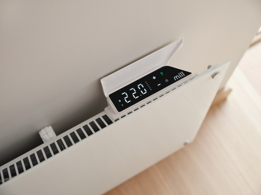 Обогреватель Mill Glass Smart WiFi панельный Gen. 4  |  GL1300WIFI4  |  Панельный обогреватель  |  1300 Вт  |  Подходит для помещений площадью до 15-19 м²  |  Белый