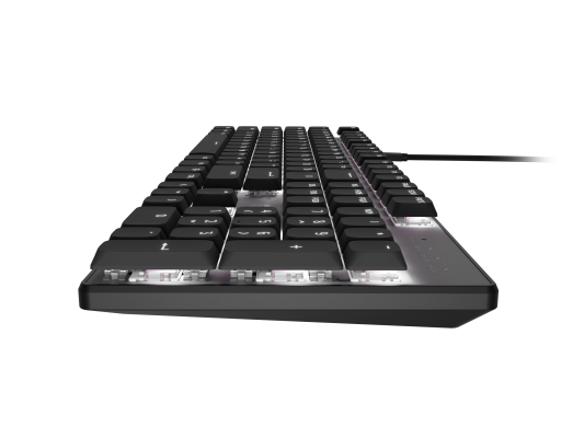 Natec Amberjack  |  Tastatūra  |  Vadu  |  ASV  |  Lineārs  |  Balta aizmugures apgaismojums, Karstās maiņas slēdži, Pretspoku funkcija, Iebūvēta atmiņa, Makro ierakstīšana  |  Melna / Pelēka
