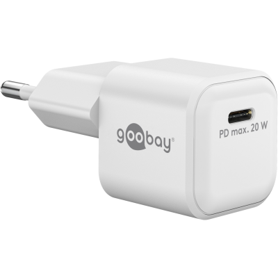 Goobay 20 W USB-C PD GaN Быстрая Зарядка Нано  |  USB-C
