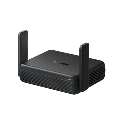 Mercusys AX3000 ceļojumu maršrutētājs  |  MR84X-Travel  |  802.11a  |  574 / 2402 Mbit / s  |  10 / 100 / 1000 Mbit / s  |  Ethernet LAN (RJ-45) porti 1  |  Mesh atbalsts Nē  |  MU-MiMO Nē  |  Bez mobilā platjoslas savienojuma  |  Antenas veids Ārējā Omni