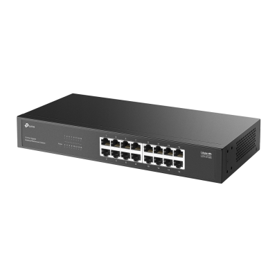 TP-LINK 16-Port Gigabit Switch  |  LS1016G  |  Unmanaged  |  Desktop / Rack-mountable