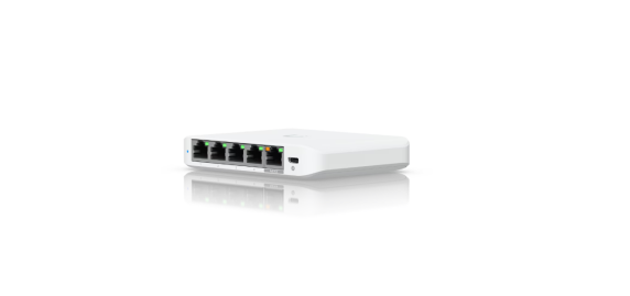 Ubiquiti  |  Flex Mini 2.5G  |  Flex Mini 2.5G Compact, 5-port 2.5G switch  |  Desktop  |  Managed L2+