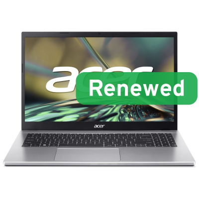 Acer Renewed Grade A  |  Aspire 3 A315-59-507T  |  15.6 "  |  i5-1235U  |  8 GB  |  SSD  |  512 GB  |  Intel Iris Xe Graphics  |  Windows 11 Home  |  Keyboard language US